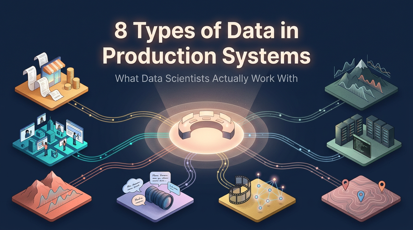 The 8 Types of Data Every Data Scientist Works With in Production